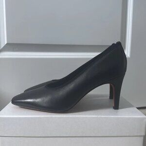 NIB VINCE Tova Black Leather Heels Pumps 8.5 M